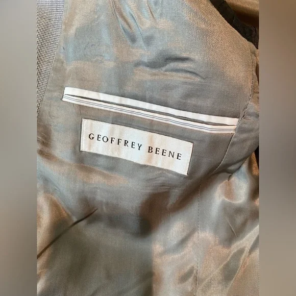 Geoffrey Beane Gray Jacket Blazer Sport Coat 38R